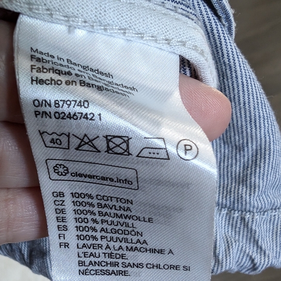 Nautical Navy/White Striped Light Weight Jacket - Picture 5 of 6